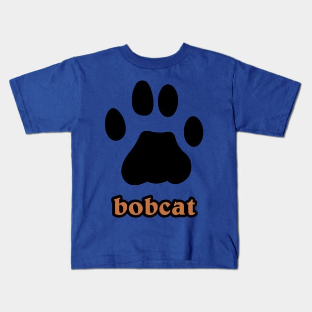 Bobcat Kids T-Shirt by ProcyonidaeCreative